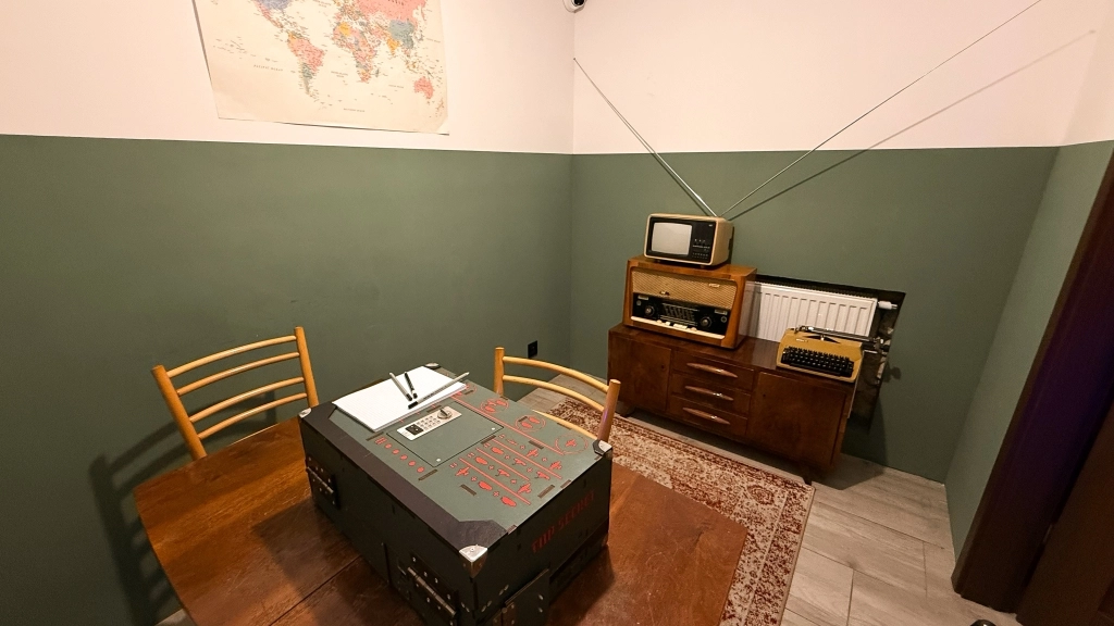 bunkier zssr = klimatyczny pokoj z czasów zimnej wojny - rowiąż jego zagadkę